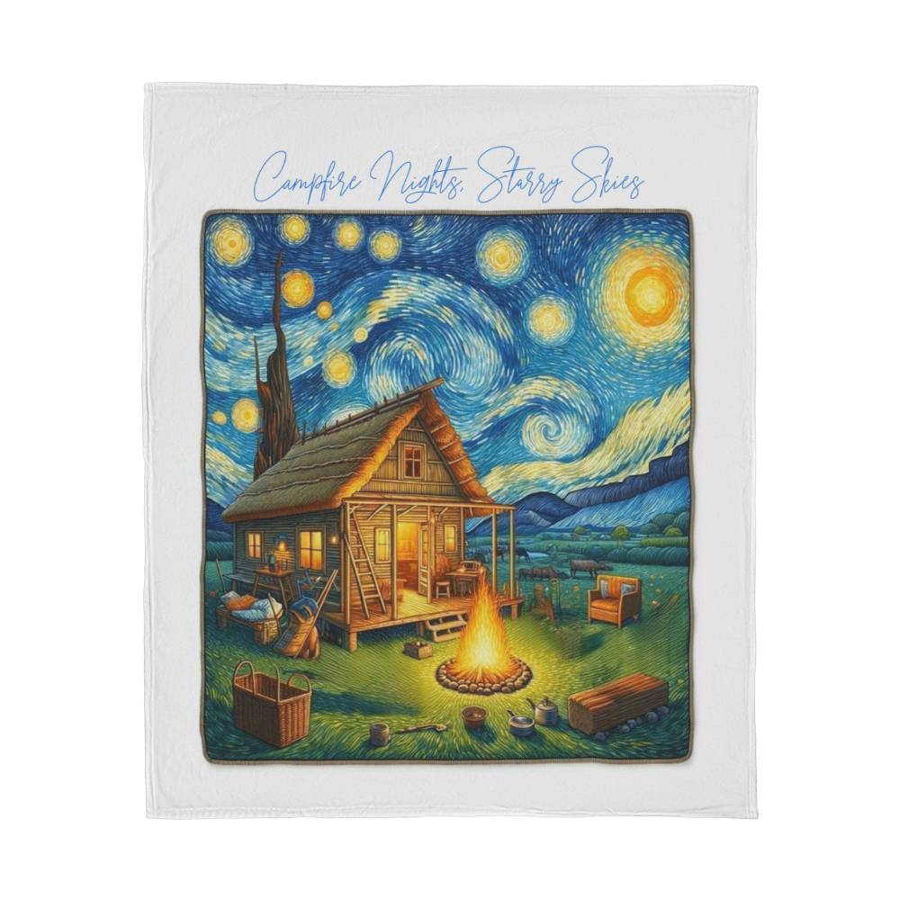 Starry Nights Camping Blanket