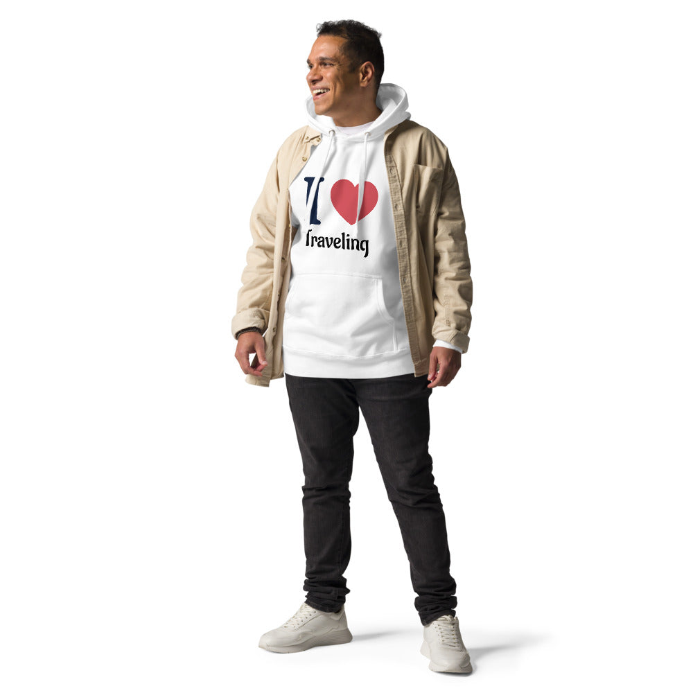 Unisex I Love Traveling Hoodie