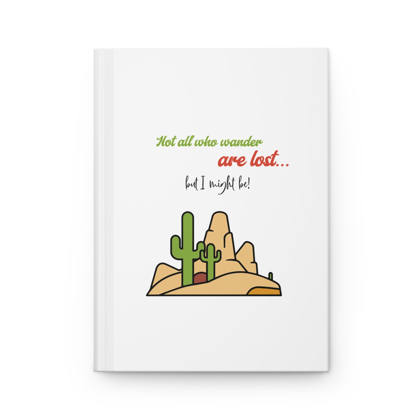 Hardcover Journal Matte Wander Lost