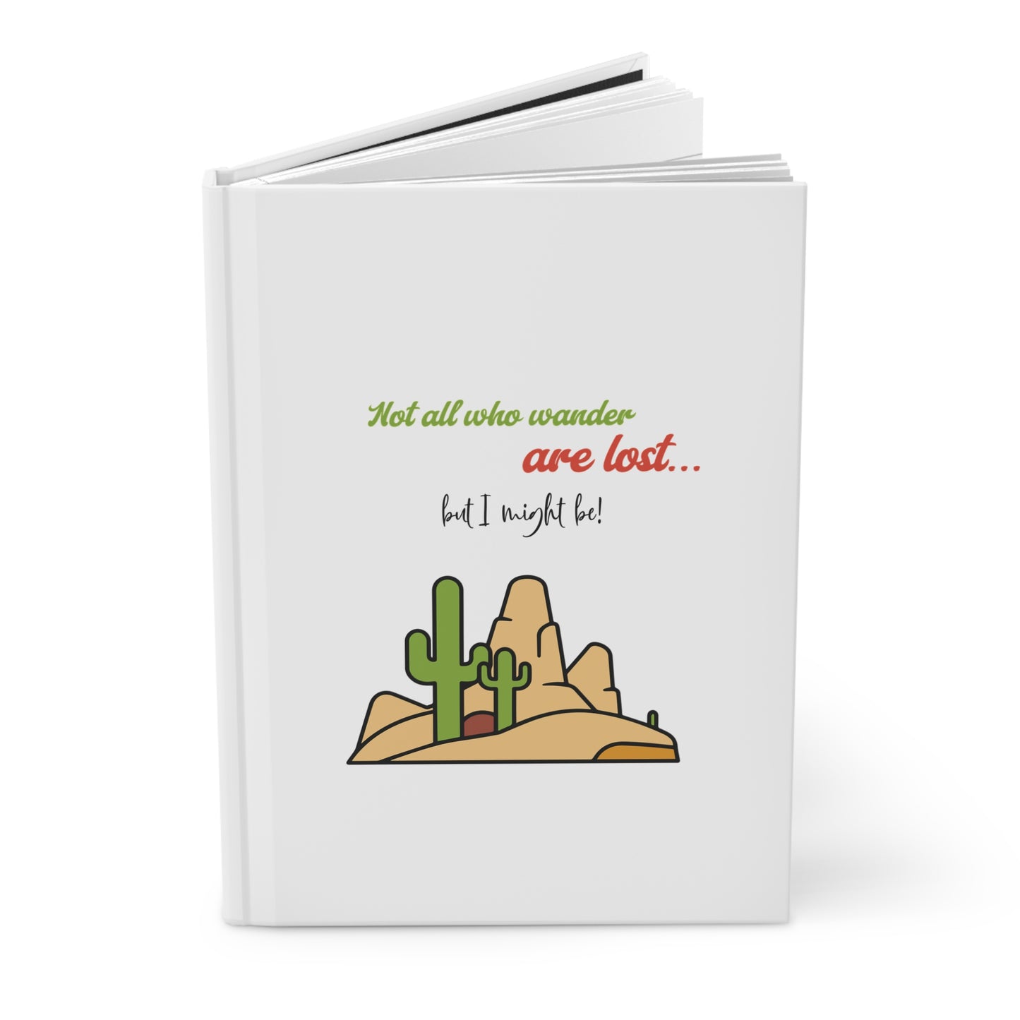 Hardcover Journal Matte Wander Lost